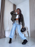 Jeans pants "CHEWY" T265-56 - LIGHT BLUE